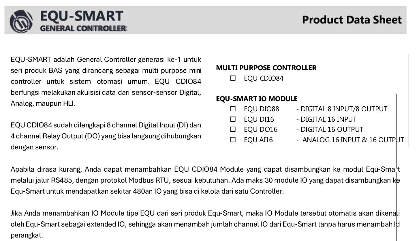 Equ-Smart Datasheet